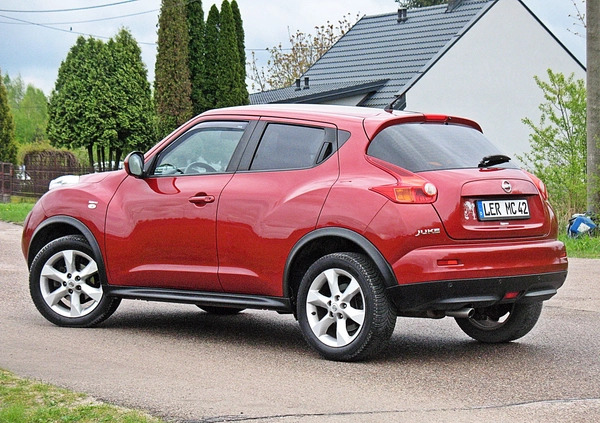 Nissan Juke cena 38900 przebieg: 159849, rok produkcji 2013 z Kuźnia Raciborska małe 22